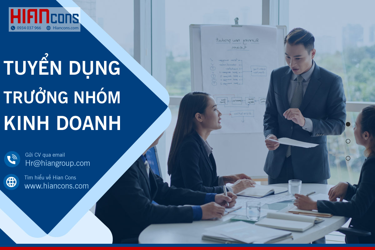 Tuyển Dụng Trưởng Nhóm Kinh Doanh